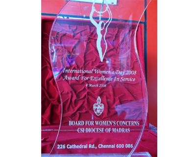 Award For Excellence In Service